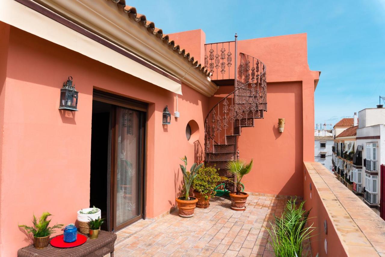 Апартаменти Atico Imperial Garaje Gratis Centrico Terraza Aire Acond Solarium 2 Banos Wifi A 1Minuto De La Plaza Cabildo Санлукар-де-Баррамеда Екстер'єр фото